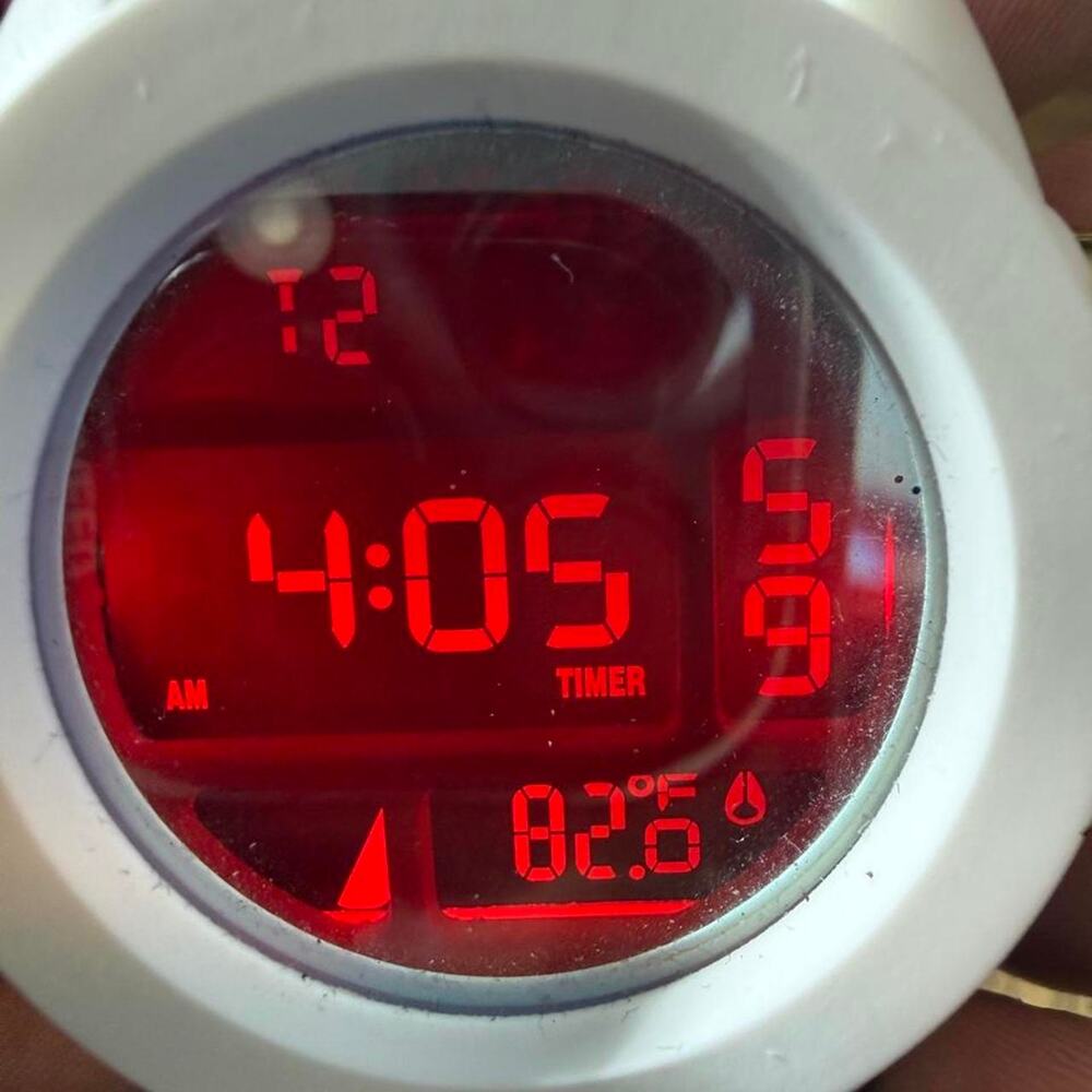Nixon digital watch in white